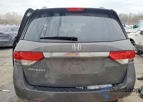 2014 Honda Odyssey Exl z USA, uszkodzony, nr VIN 5FNRL5H61EB124629